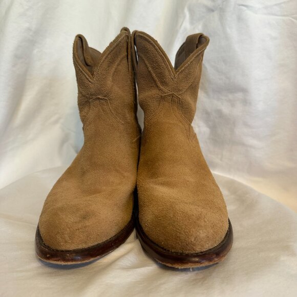 Tecovas Sand Suede Western Boots - Picture 3 of 8